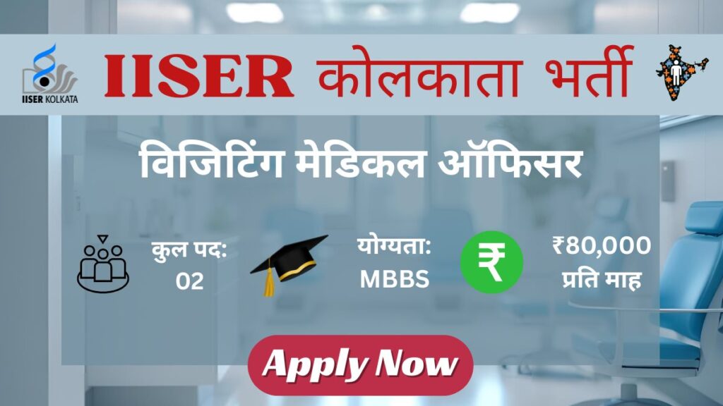 IISER कोलकाता भर्ती 2025 की जानकारी - AllIndiaBharti.com द्वारा।